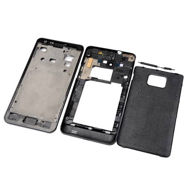 SamSung Galaxy S2 i9100 Full Housing Battery Back Cover Button Black